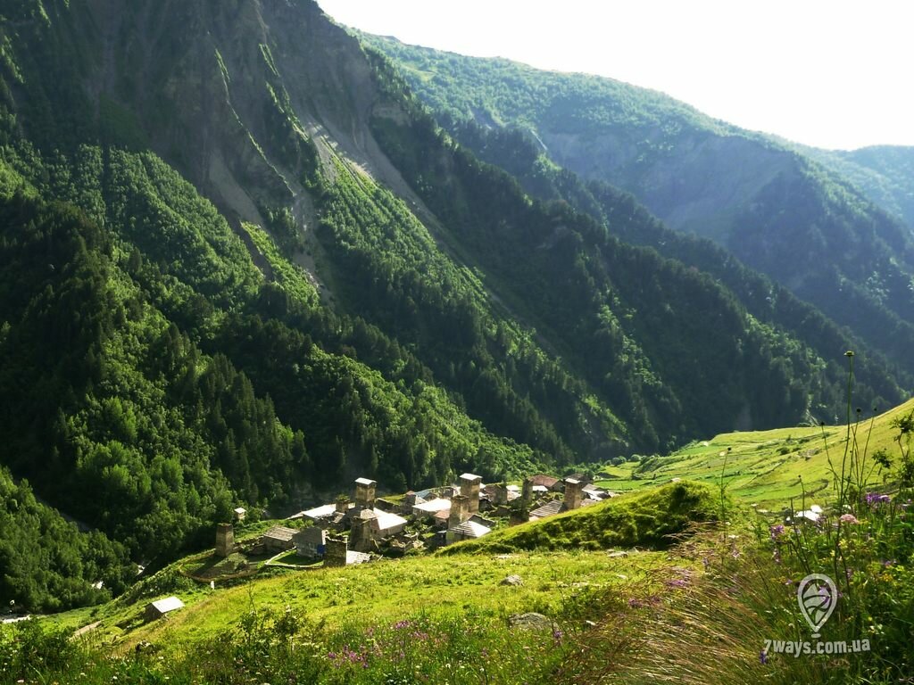 Село Адиши, Сванетия