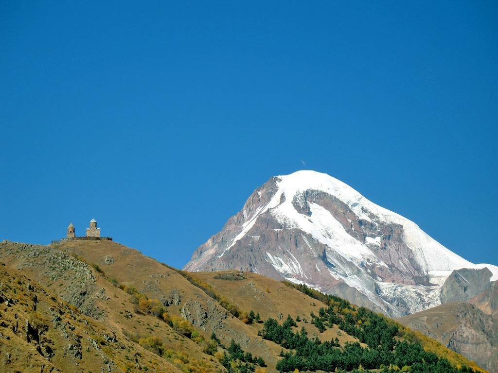 Гора Казбек, Грузия